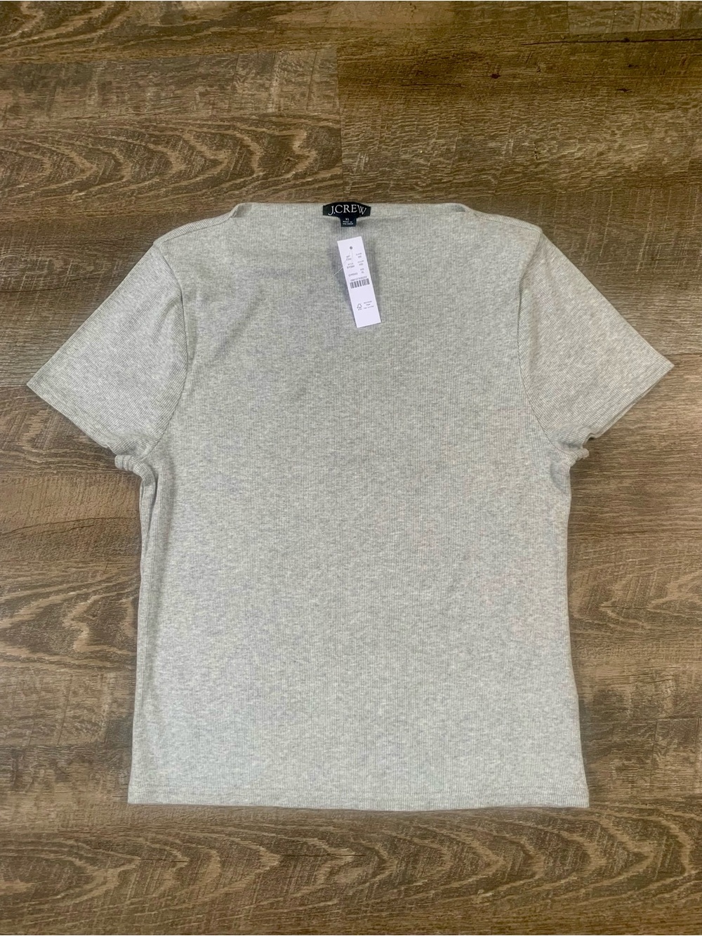 J. Crew Streetwear Light Gray Short Sleeve Crewneck Tee